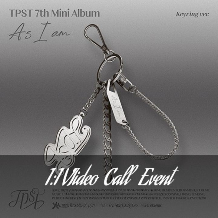 [Hallyu4U - Fansign] (2/14) Apple Music - Tempest "As I am" [1:1 Video Call Event] (Keyring Ver.)