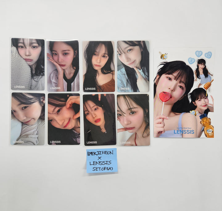 Baekjiheon (of Fromis_9) - "LENSSIS" Event Photocard Set (8ea) + Postcard [26.01.09]