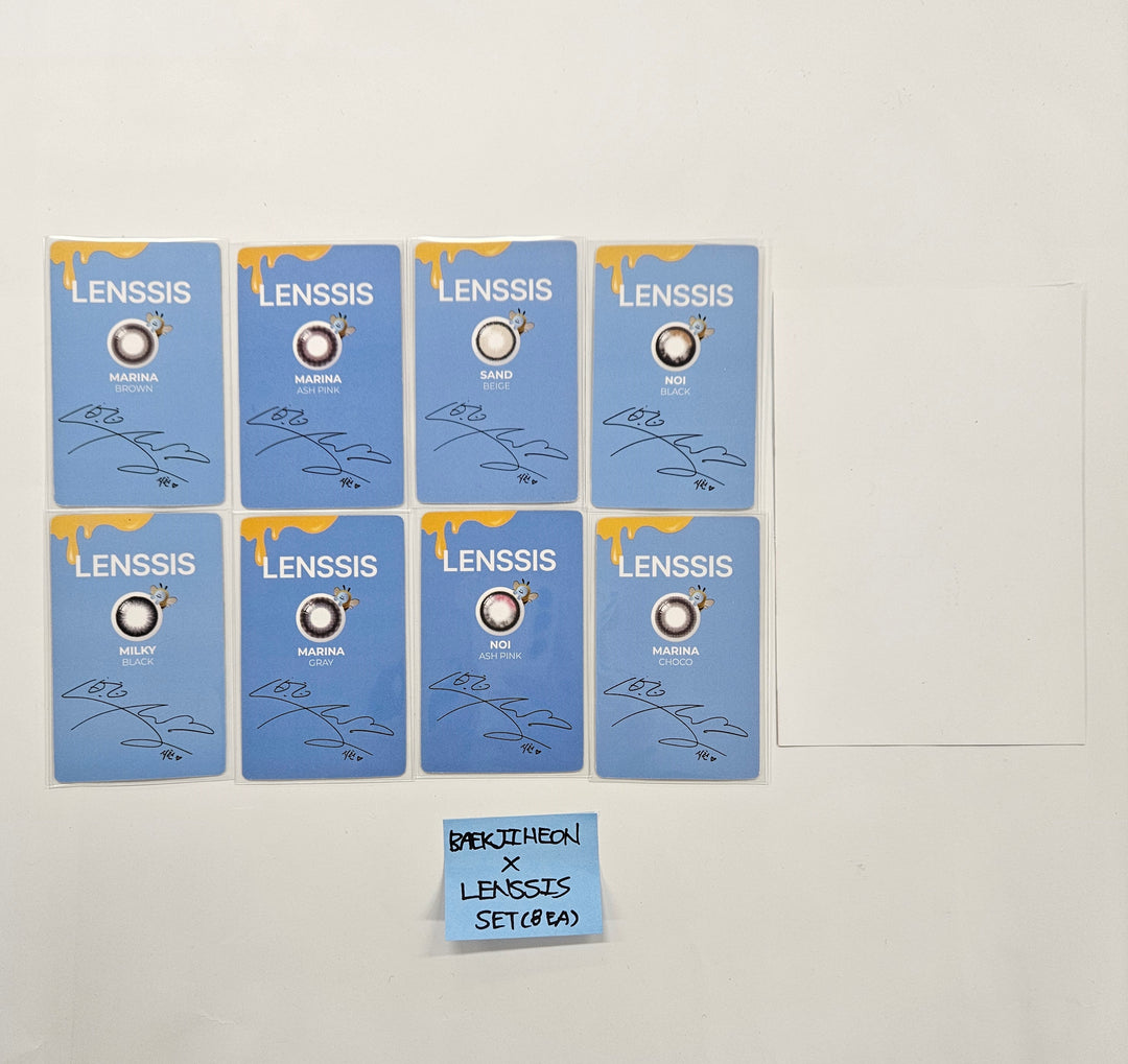 Baekjiheon (of Fromis_9) - "LENSSIS" Event Photocard Set (8ea) + Postcard [26.01.09]