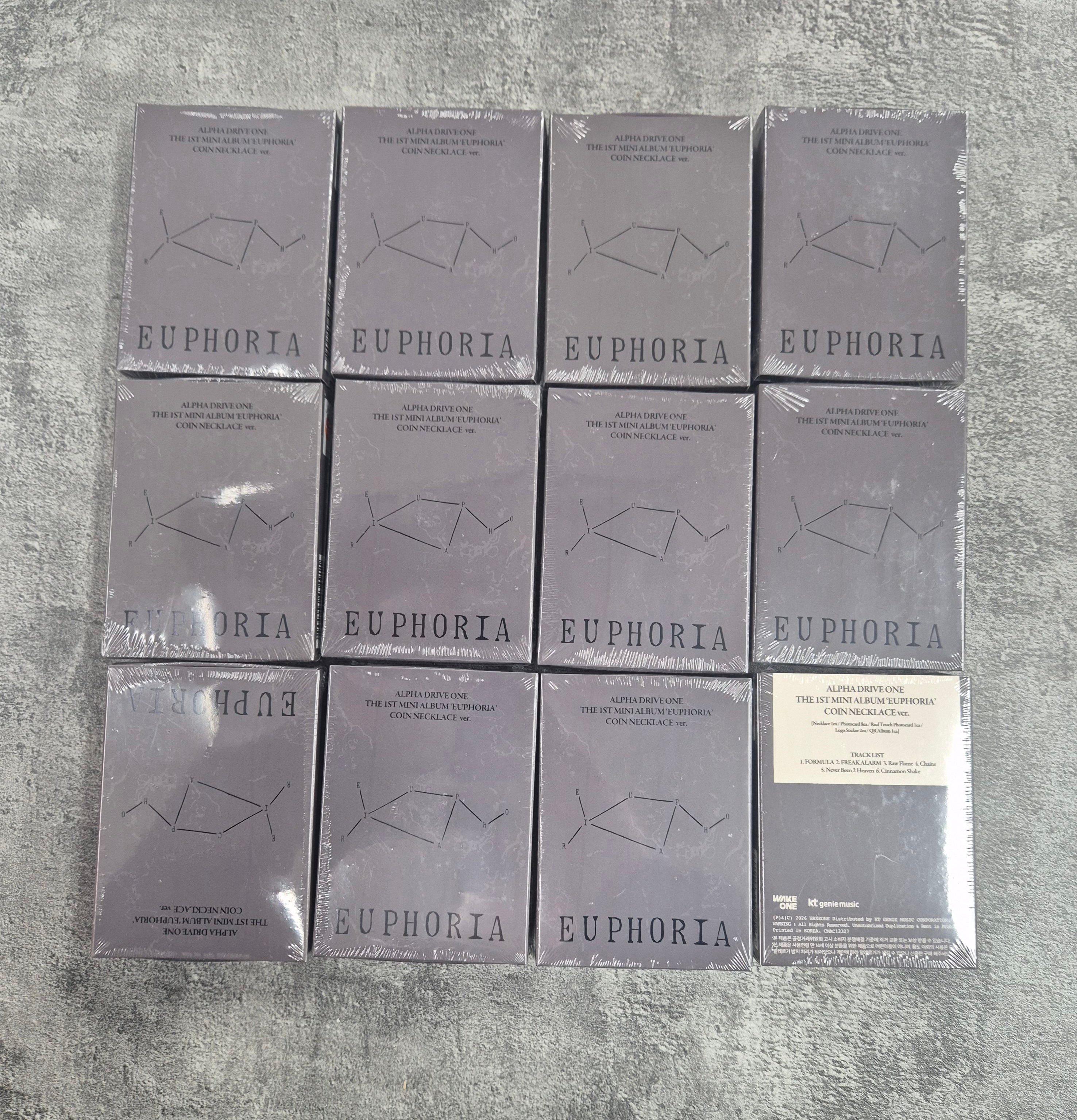 ALPHA DRIVE ONE - 1st Mini Album 'EUPHORIA' (COIN NECKLACE ver.) (LIMITED EDITION) (26.01.15)