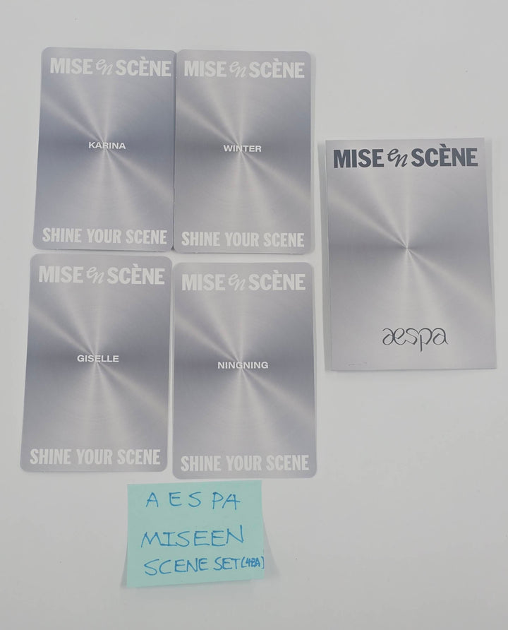 Aespa - Mise En Scene Event Postcard Set (4EA) [26.1.26]