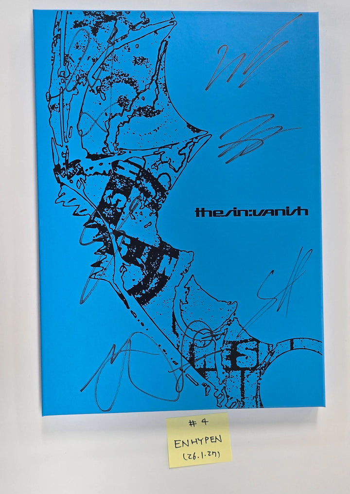 ENHYPEN "THE SIN : VANISH" - Hand Autographed(Signed) Promo Album [26.1.27]