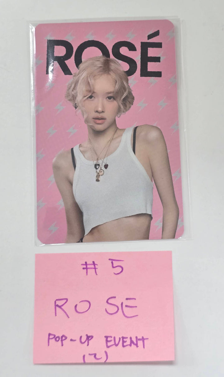 ROSE (of Black Pink) - Pop-Up Event Photocard [26.1.28]