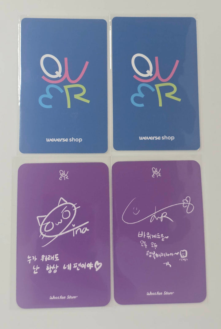 QWER - Official [Weverse Shop, Whos Fan Store] Fansign Event Photocard [26.1.29]