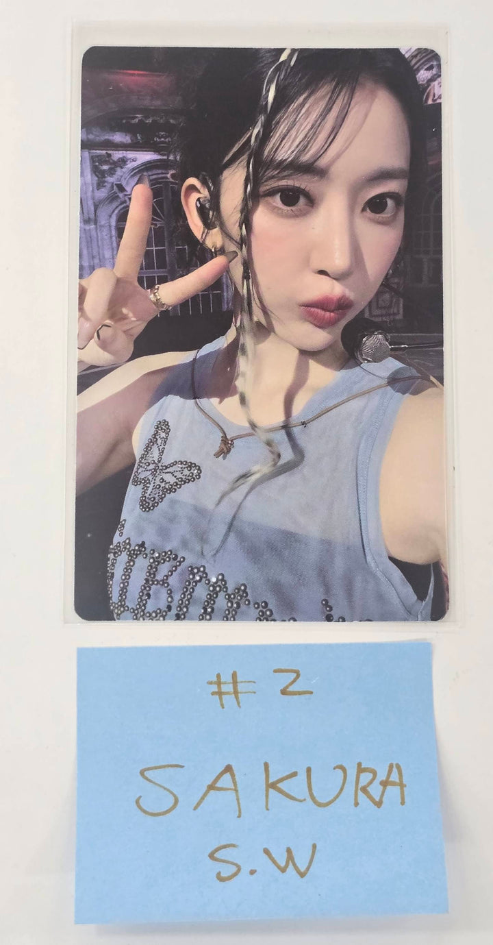 Le Sserafim "UNFORGIVEN & Easy" - Soundwave Lucky Draw Event Photocard [26.1.29]