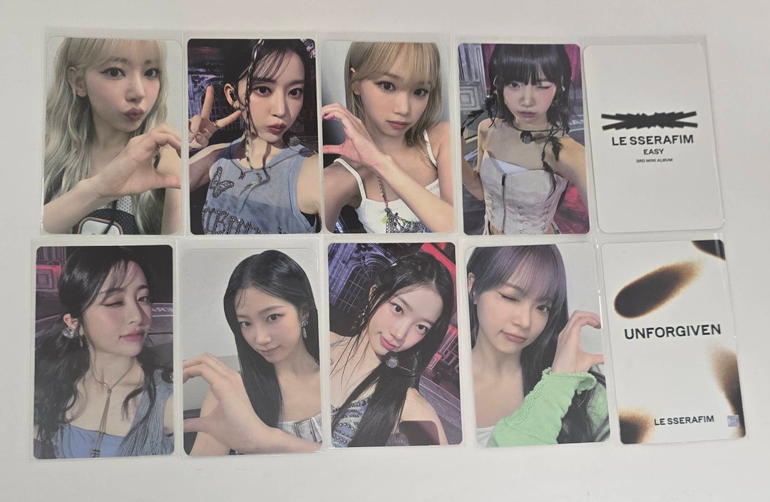 Le Sserafim "UNFORGIVEN & Easy" - Soundwave Lucky Draw Event Photocard [26.1.29]