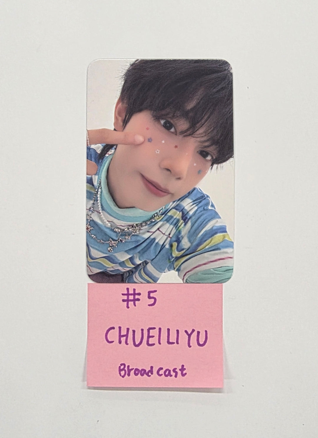 CHUEI LI YU(of BOYS II PLANET) - Broadcast Photocard [26.03.09]