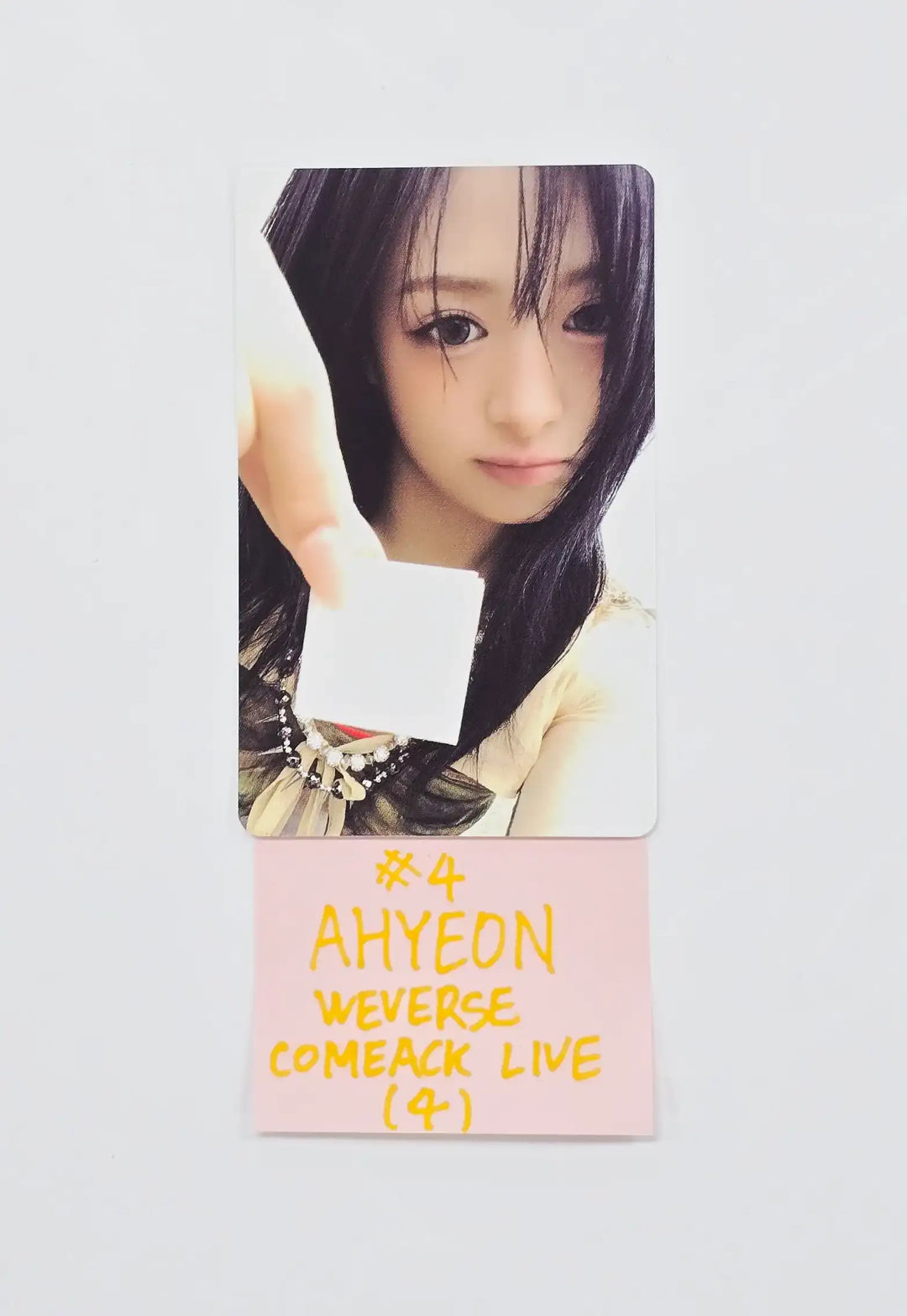 BABYMONSTER "CHOOM" - Weverse Shop Comeback Live Event Photocard, Sticker Set [26.05.13]