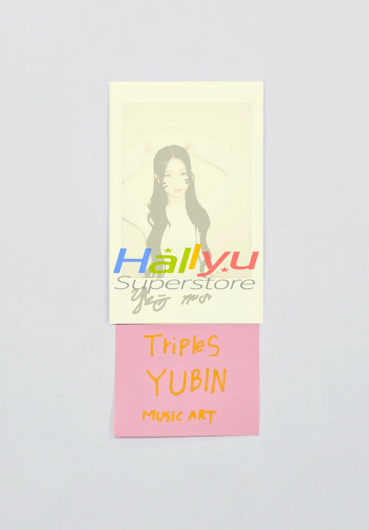YUBIN (of TripleS) - Hand Autographed(Signed) Polaroid [26.05.13]