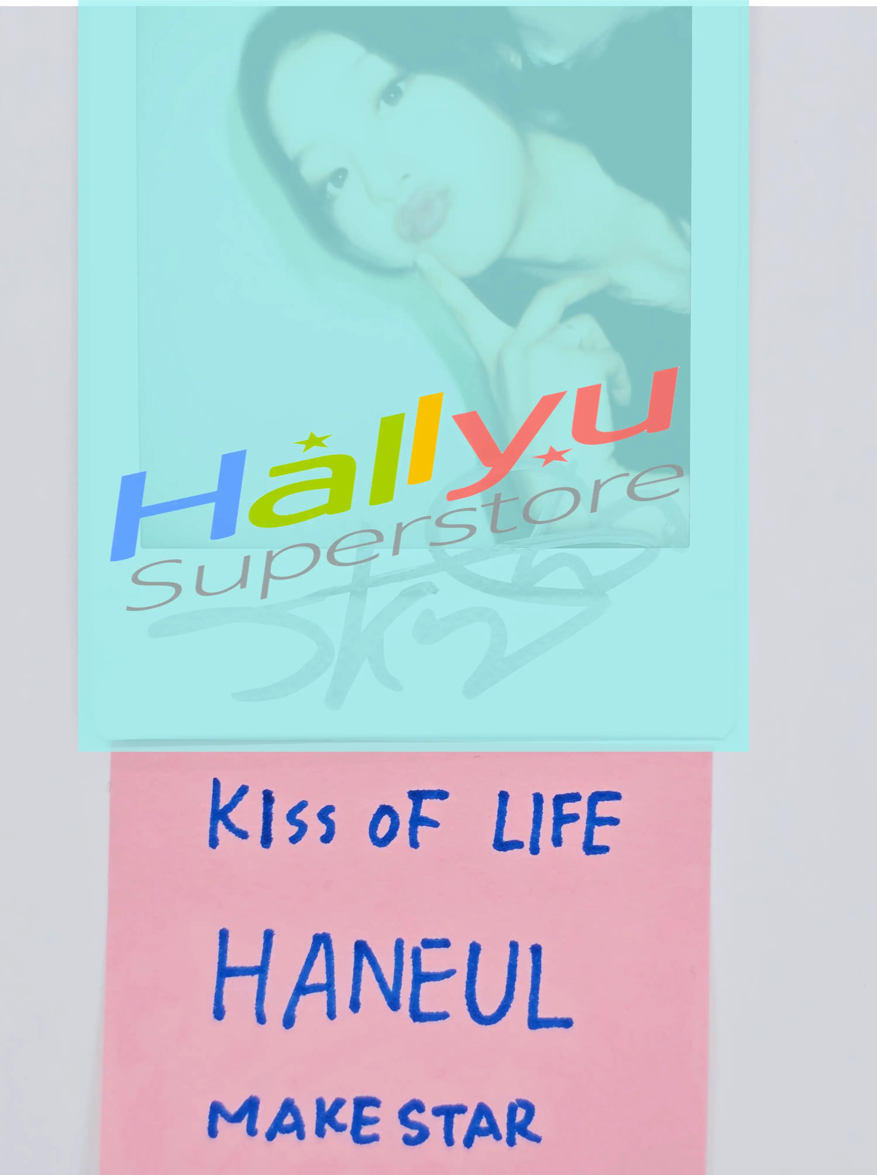 HANEUL (of Kiss of Life) - Hand Autographed(Signed) Polaroid