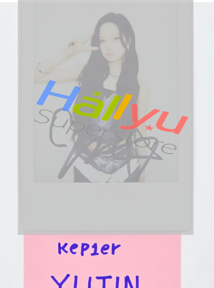 YUJIN (of Kep1er) - Hand Autographed(Signed) Polaroid [26.05.13]