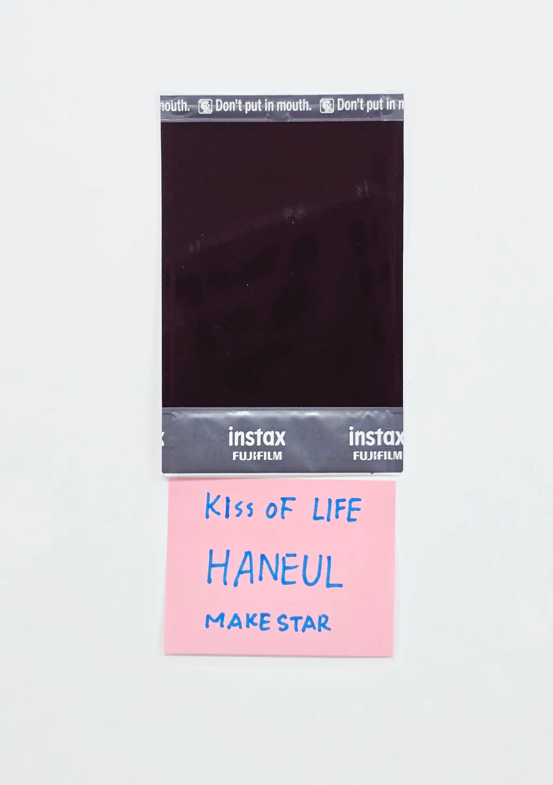 HANEUL (of Kiss of Life) - Hand Autographed(Signed) Polaroid