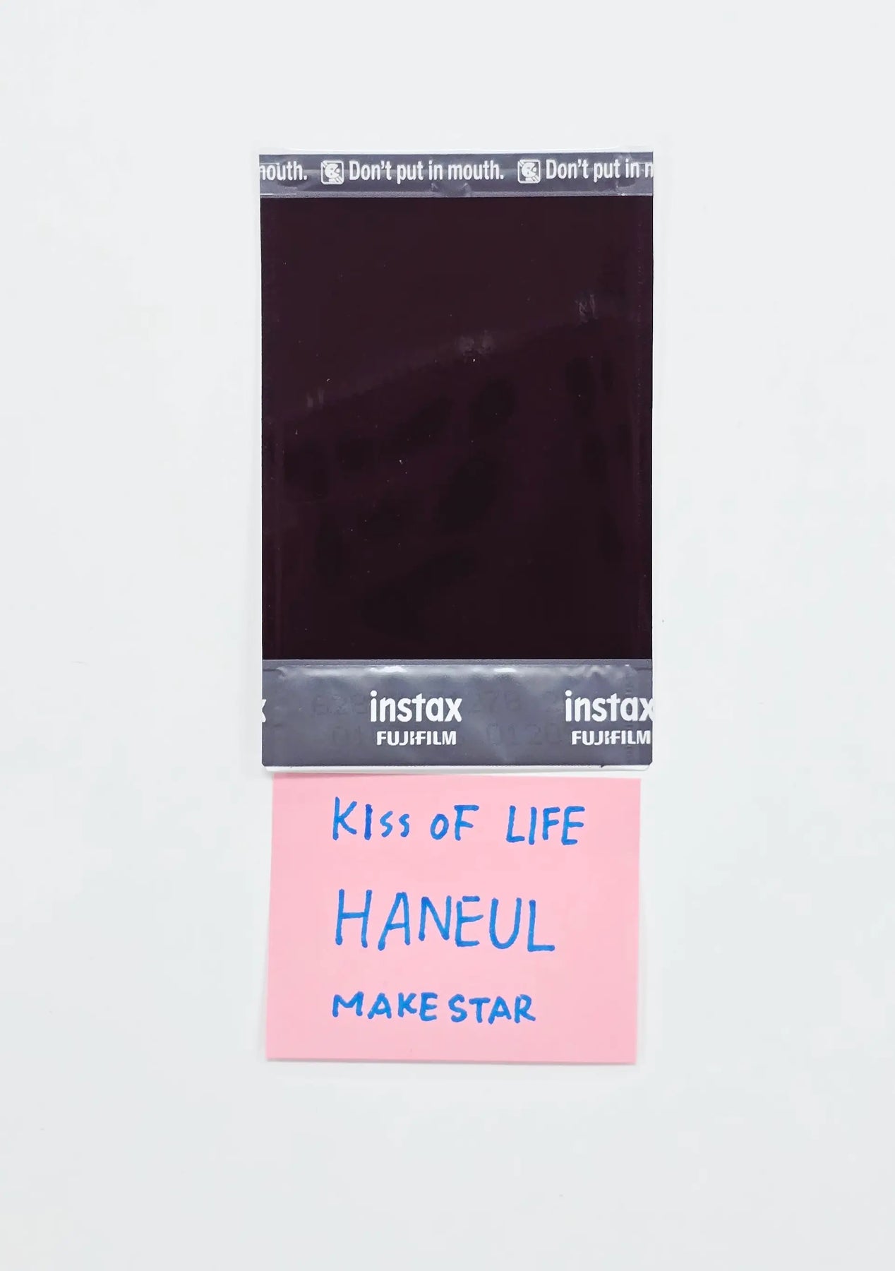 HANEUL (of Kiss of Life) - Hand Autographed(Signed) Polaroid
