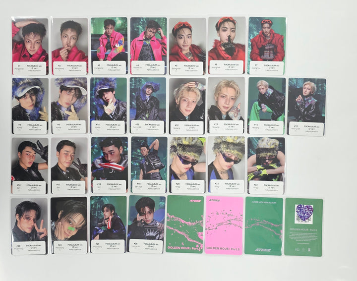 ATEEZ "GOLDEN HOUR : Part.5" - Official Photocard (POCAALBUM ver.)(Z ver.) [26.06.26]