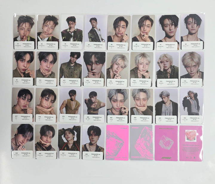 ATEEZ "GOLDEN HOUR : Part.5" - Official Photocard (POCAALBUM ver.)(A ver.) [26.06.26]