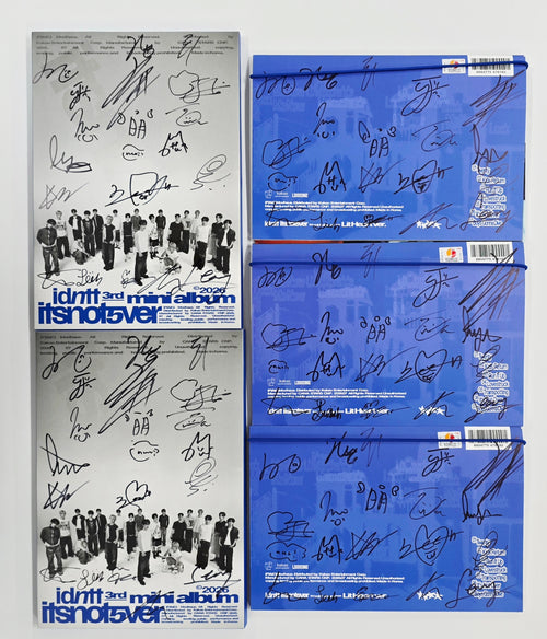 idntt "itsnotover" - Hand Autographed(Signed) Promo Album [26.07.15]
