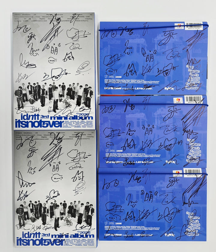 idntt "itsnotover" - Hand Autographed(Signed) Promo Album [26.07.15]