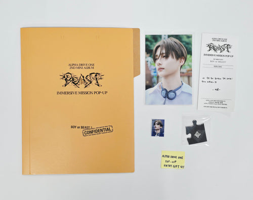 ALPHA DRIVE ONE "UNBREAKABLE : 少年BEAST" - POP-UP Store Entry Gift Set [26.08.26]