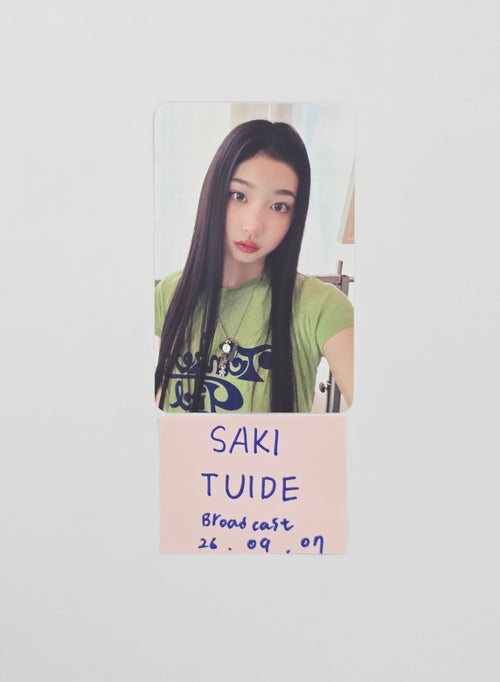 SAKI (of TUIDE) The 1st EP "TUNE & PLAY" - Broadcast Photocard [26.09.07]