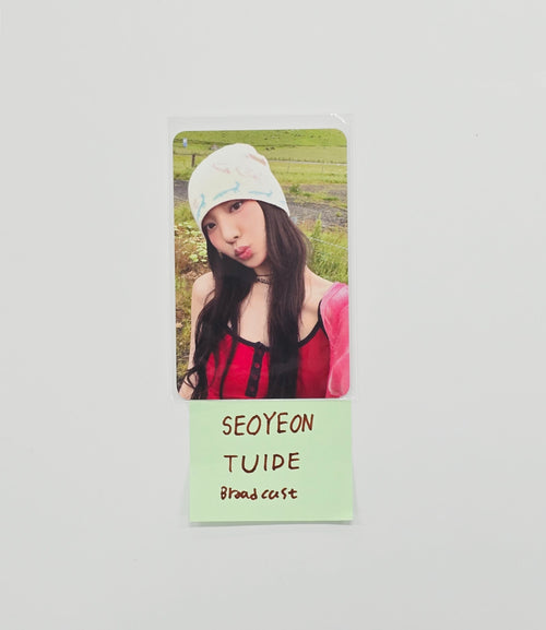 SEOYEON (of TUIDE) The 1st EP "TUNE & PLAY" - 2nd Week Broadcast Photocard [26.09.09]