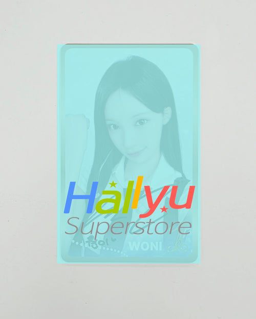 WONI (of RESCENE) "SCENEDROME" - LOVE ATTACK NO.1 HIGHER WINNER Hand Autographed(Signed) PVC Photocard [26.09.11]