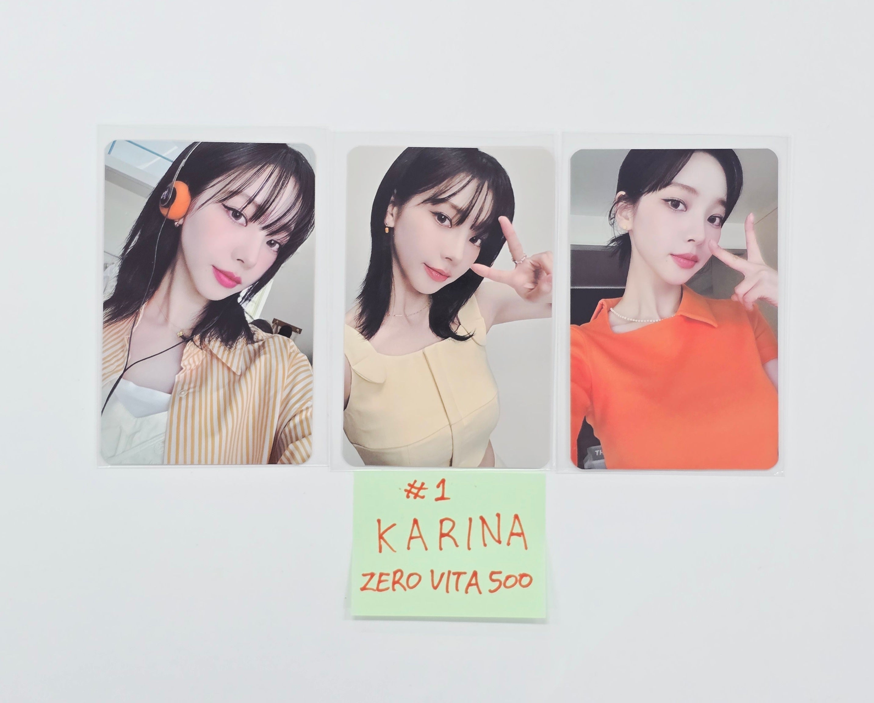 Karina (of aespa) - Karina X VITA 500 ZERO Event Photocards Set