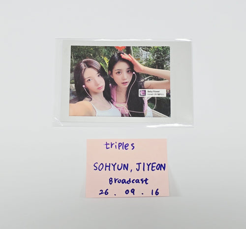 SOHYUN, JIYEON (of tripleS) "LOVE&POP" - Broadcast Polaroide type Unit Photocard [26.09.16]