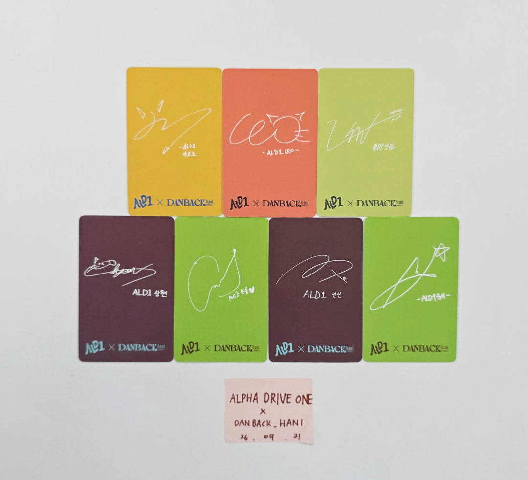 ALPHA DRIVE ONE - "DANBACKHANI X ALD1" Photocard Set (7ea) [26.09.21]