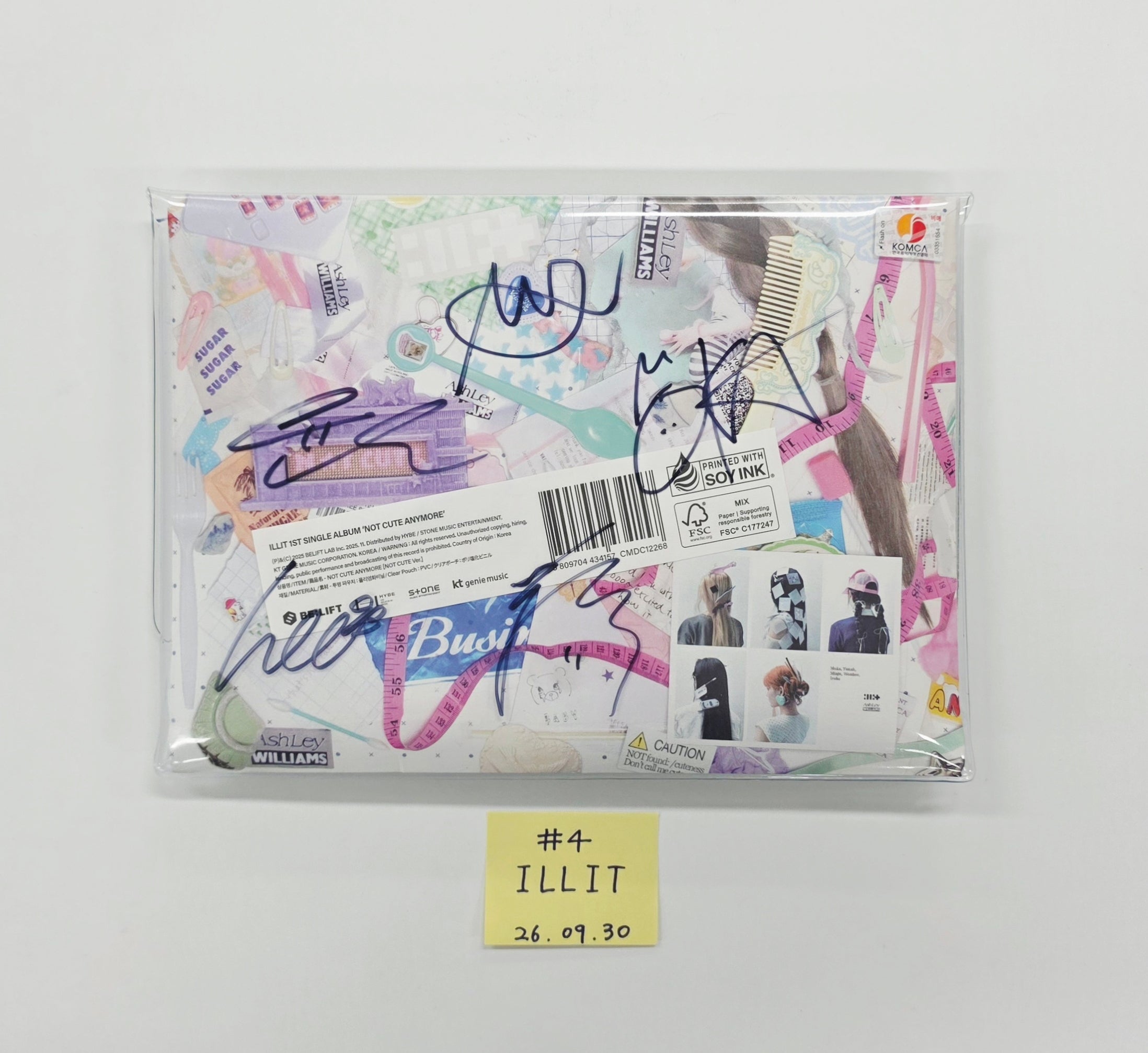 illit NOTCUTEANYMORE サイン ILLIT 