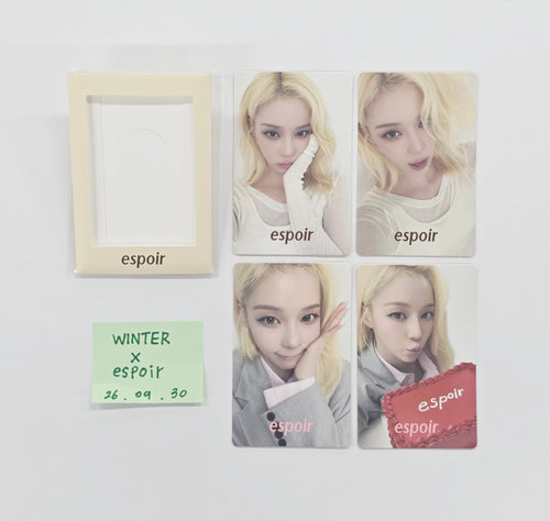 WINTER (of aespa) - ESPOIR Event Photocards Set (4ea) [26.09.30]