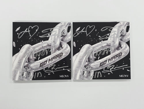 MEOVV "GO HARD" - Hand Autographed(Signed) Promo Album [26.10.22]