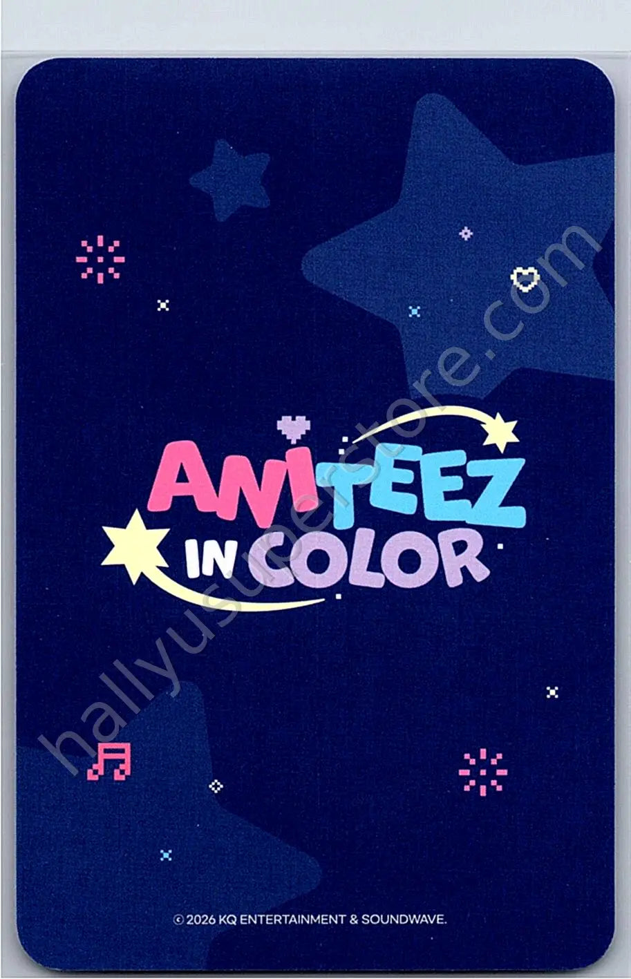 ATEEZ - Mingi - ANITEEZ IN COLOR trading card version 3