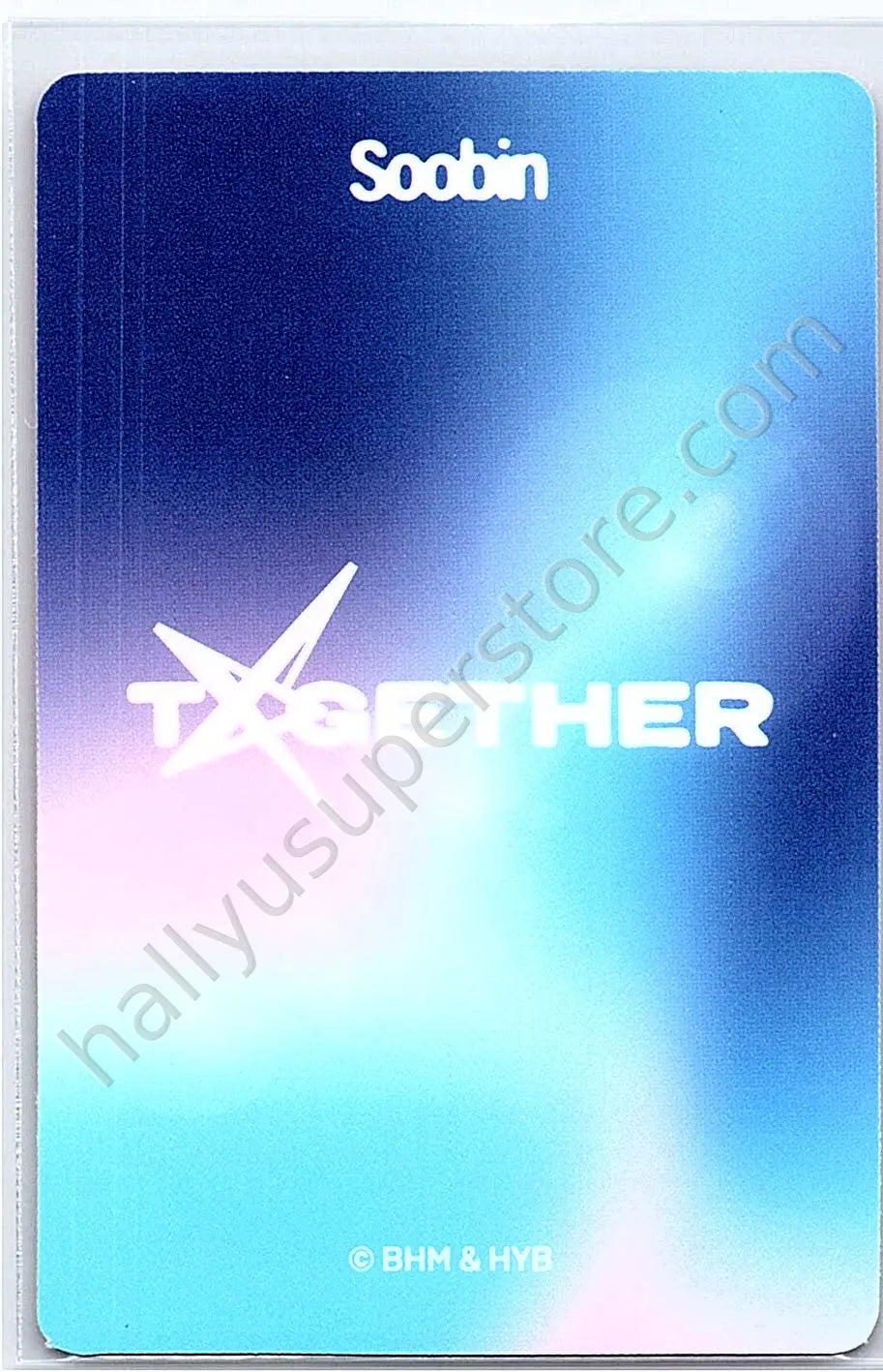 TOMORROW X TOGETHER - Soobin - The Star Chapter: Together merch photocard photocard holder