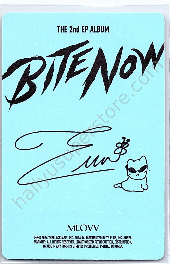 MEOVV - Ella - BITE NOW album photocard angel version photobook version
