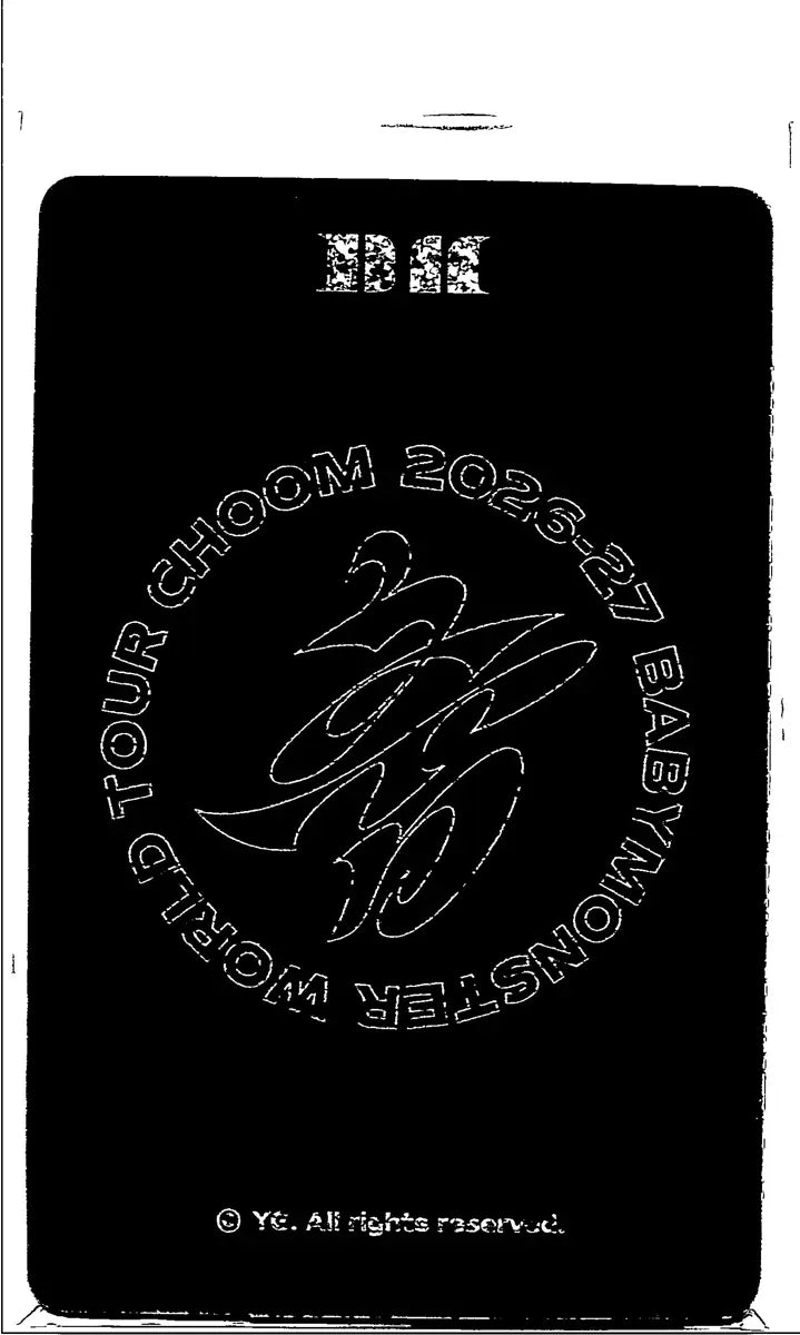 BABYMONSTER -"2026-27 BABYMONSTER WORLD TOUR" [CHOOM] Pop-Up Store Random Trading Photocard (1) [26.06.22]