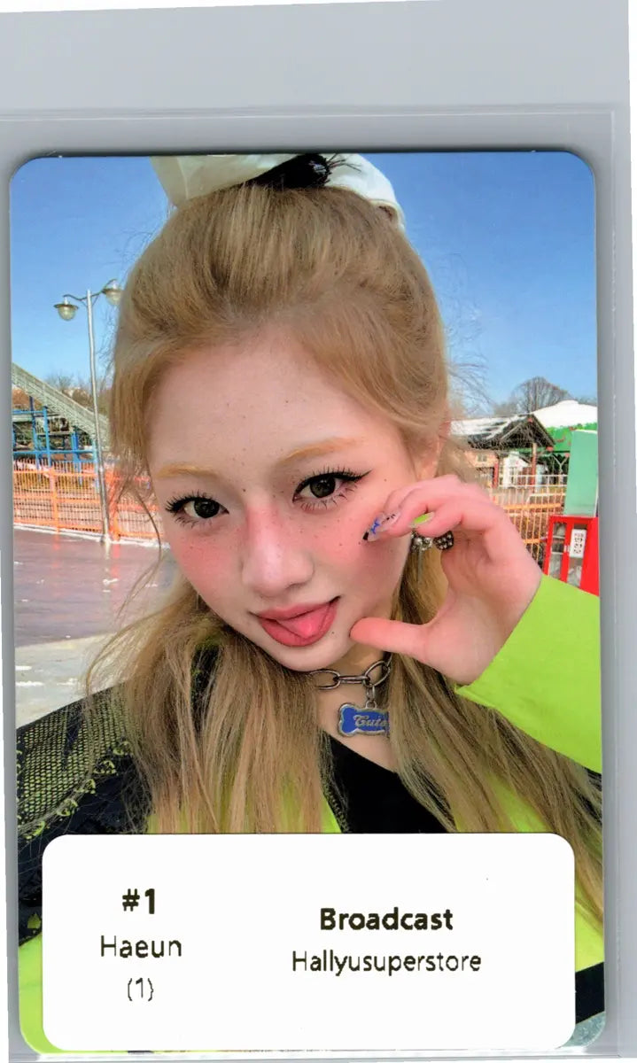 HAEUN (of UNCHILD) "We Are UNCHILD" - Broadcast Photocard