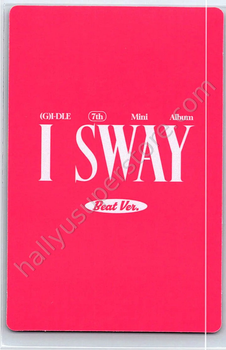 i-dle - Soyeon - I Sway album photocard beat version standard version