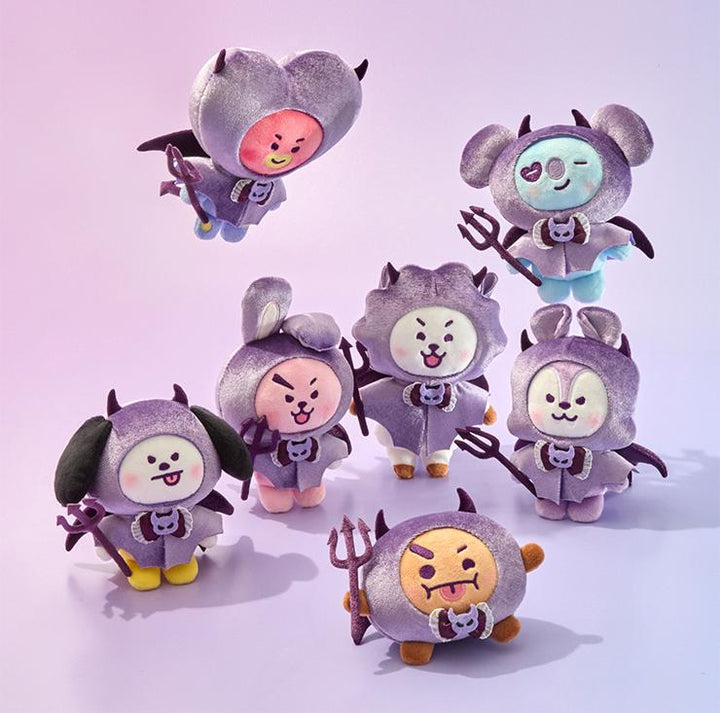 ** BT21 - Line Friends Angel & Villian Doll [Villian ver.] (Choose Member)