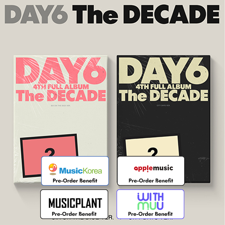 **[Pre-Order] DAY6  - 4th The DECADE  (Standard ver.)(Random,Set)  + Pre-Order Benefit