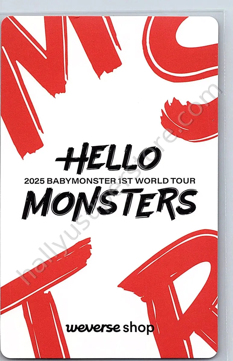 BABYMONSTER - Rami - BABYMONSTER - Ruka - Hello Monsters 1st World Tour Event tour merch weverse event seoul A version