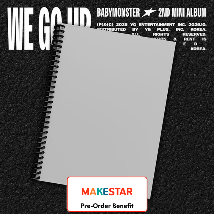 [Pre-Order] BABYMONSTER  -2nd MINI ALBUM [WE GO UP] +Pre-Order Benefit (GO Ver.) (2)