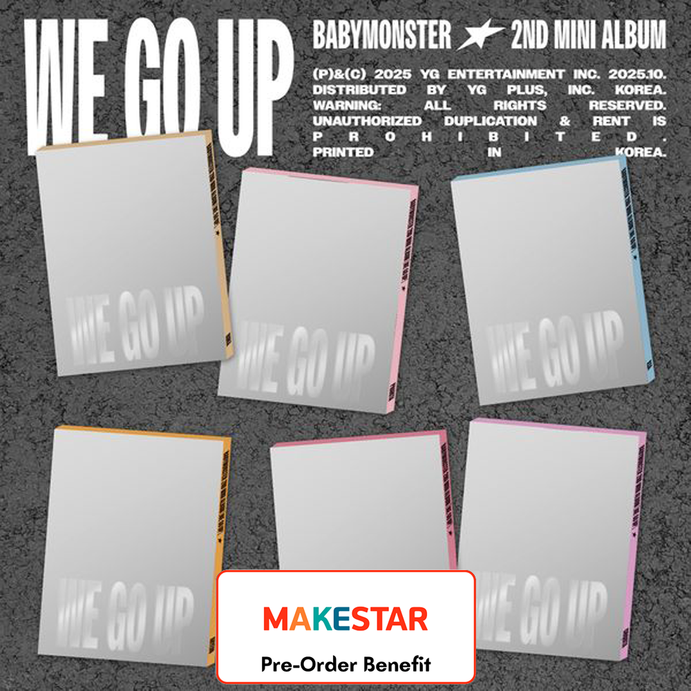 [Pre-Order] BABYMONSTER  -2nd MINI ALBUM [WE GO UP] +Pre-Order Benefit (PATTERN Ver. OPTION) (2)