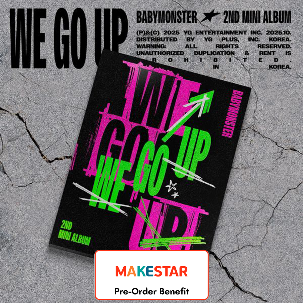 [Pre-Order] BABYMONSTER  -2nd MINI ALBUM [WE GO UP] +Pre-Order Benefit (UP Ver.) (2)