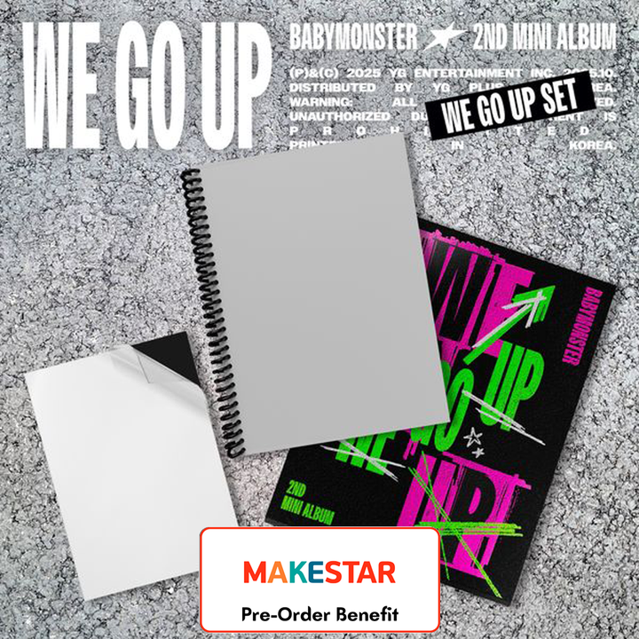 [Pre-Order] BABYMONSTER  -2nd MINI ALBUM [WE GO UP] (WE GO UP SET) +Pre-Order Benefit (2)