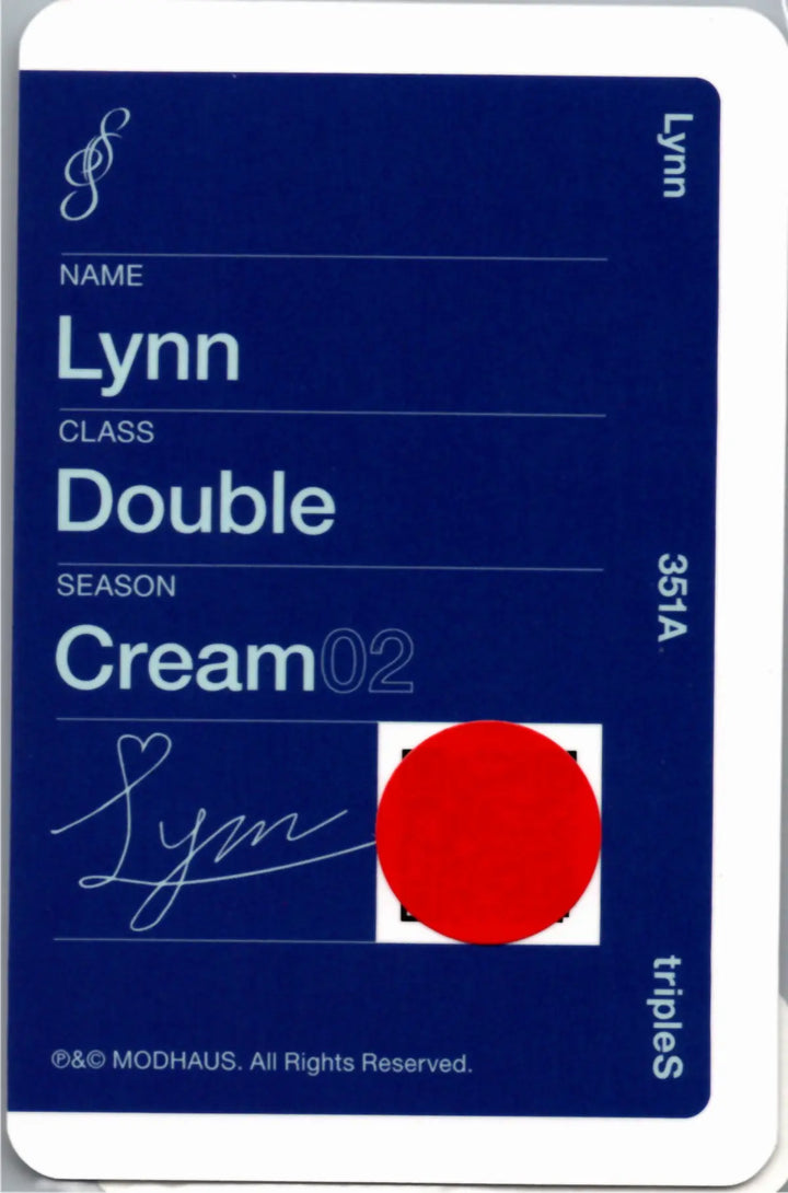 tripleS - tripleS World Tour  <ANDLESS > Cream02 Double Class Objekt (Only ANDLESS) (351A) [UNSCANNED] [26.10.12]