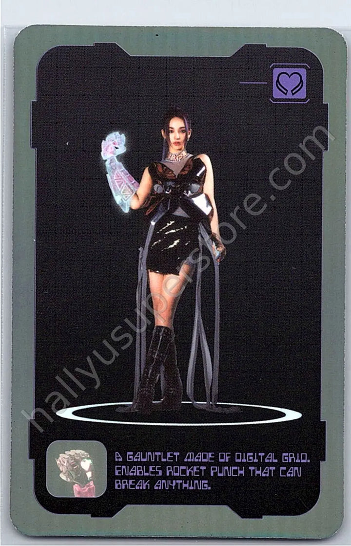 aespa - Karina - Girls album photocard character card holographic (hologram) kwangya version