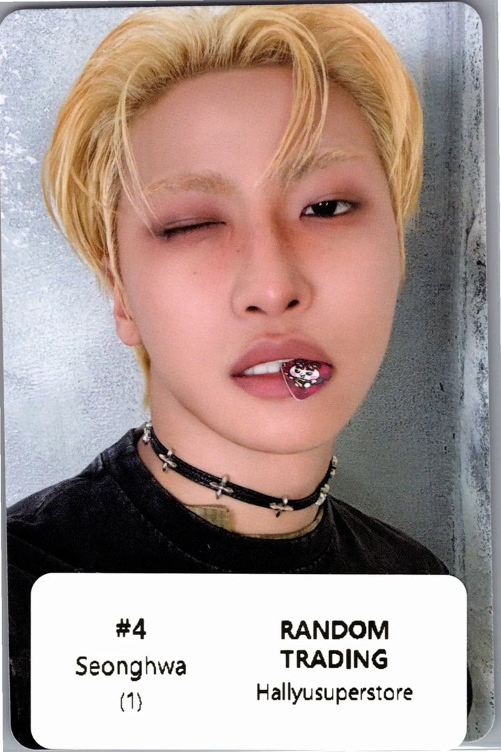 ATEEZ - "MIGHTEEZ Rock The Stage" POP-Store Random Trading Photocard [26.09.18]