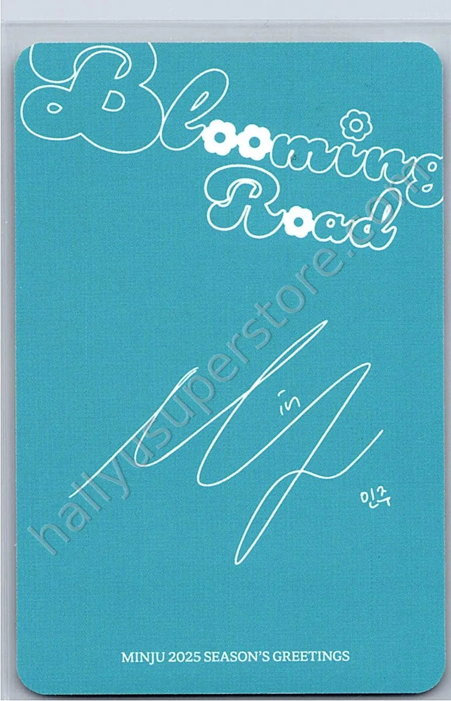 IZ*ONE - Minju - 2025 SEASON’S GREETINGS - Blooming Road photocard set