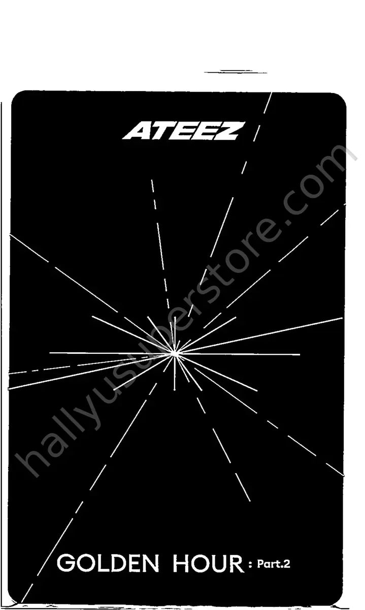 ATEEZ - Hongjoong - ATEEZ - Hongjoong - Golden Hour : Part 2 Album album photocard digipack version version 5