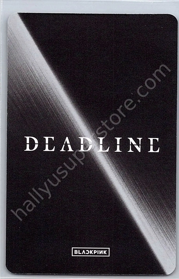 BLACKPINK - Jennie - Deadline album photocard silver version